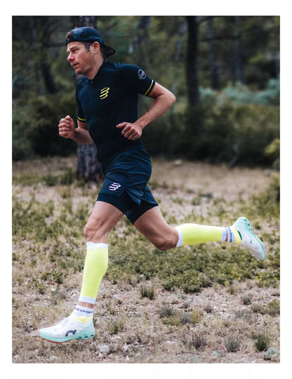 Ultra Trail Low Socks WHITE/SAFE YELLOW