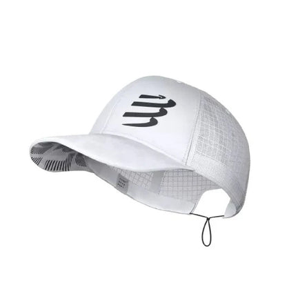 Racing Trucker Cap White Black