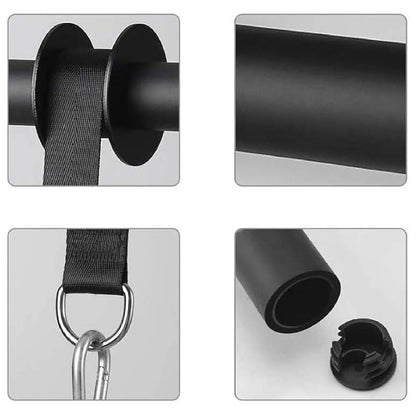 Rodillo de Muñeca Fitness Market Wrist Roller - Negro