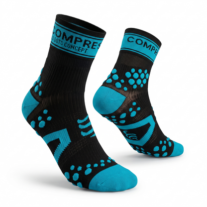 Pro Racing Socks Run Hi Black-Blue