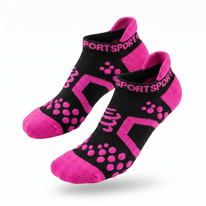 Pro Racing Socks Run Lo Black-Pink