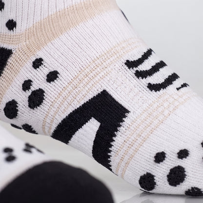 Medias Compressport Pro Racing Socks V2 Bike - Negro Blanco