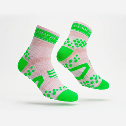 Pro Racing Socks V2 Run Hi White-Green