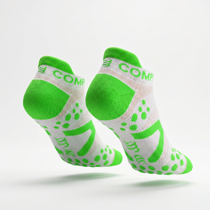 Pro Racing Socks V2 Run Lo White-Green
