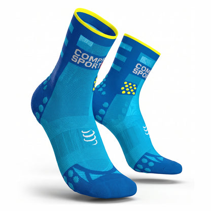 Racing Socks V3.0 Ultralight Running High Fluo Blue