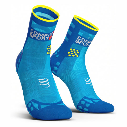 Racing Socks V3.0 Ultralight Running High Fluo Blue