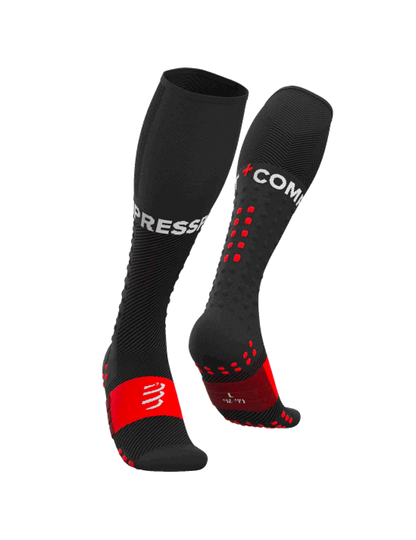 Medias Deportivas Compressport Full Socks Run - Negro