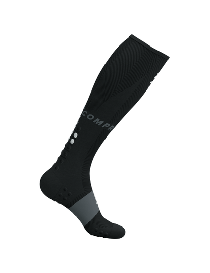 Medias Deportivas Compressport Full Socks Oxygen - Negro T1