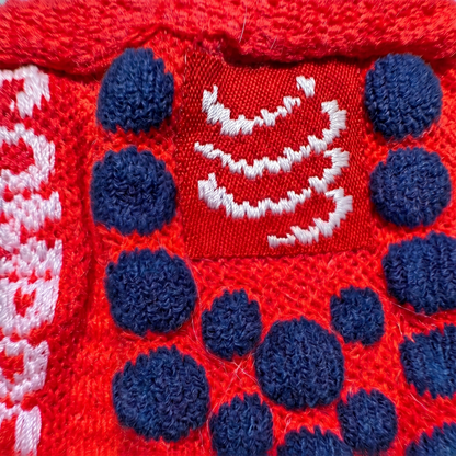 Sweat Band 3D.Dots Orange-Blue