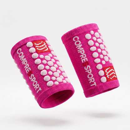 Sweat Band 3D.Dots Pink-White