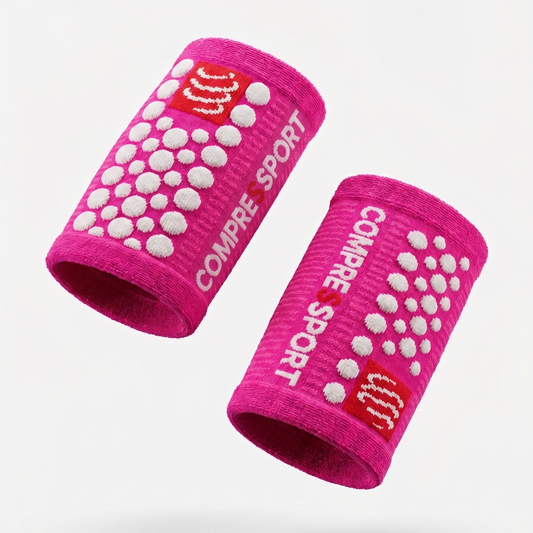 Sweat Band 3D.Dots Pink-White