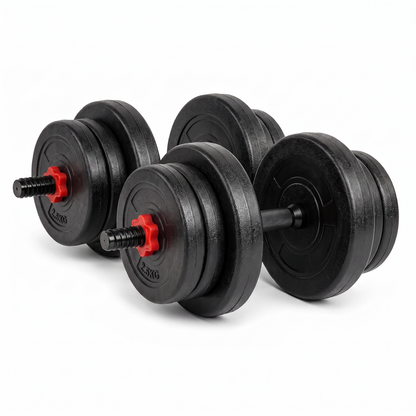 Set de Barra con Discos Fitness Market