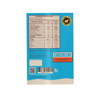 Choco Blend Macroblends - Tableta de Chocolate Proteico