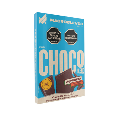 Choco Blend Macroblends - Tableta de Chocolate Proteico