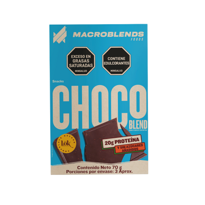 Choco Blend Macroblends - Tableta de Chocolate Proteico