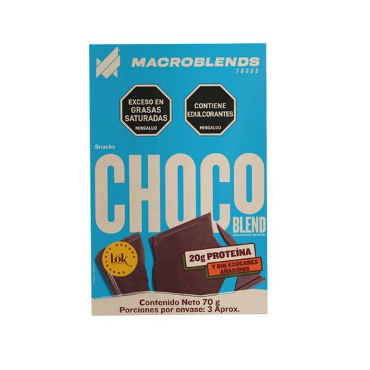 Choco Blend tableta de chocolate proteico