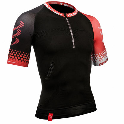 Camiseta Compressport Trail Shirt SS V1 - Negro T1