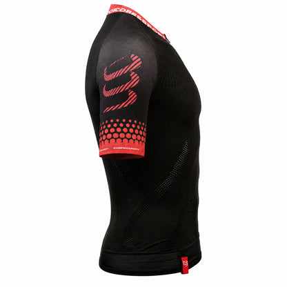 Camiseta Compressport Trail Shirt SS V1 - Negro T1