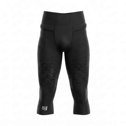 Pantalón Compressport Trail Run Pirate 3/4 - Black