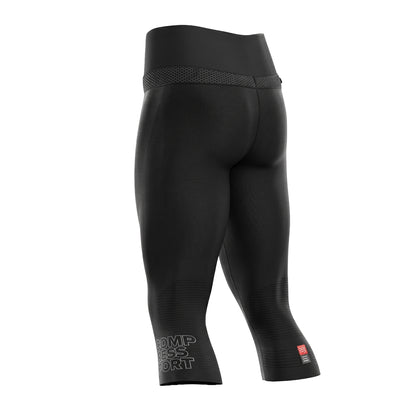 Pantalón Compressport Trail Run Pirate 3/4 - Black