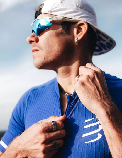 Camiseta Compressport Trail Postural - Dazz Blue
