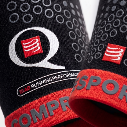 Muslera Compressport Trail Running Quad Black Red