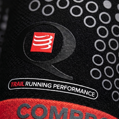 Muslera Compressport Trail Running Quad Black Red