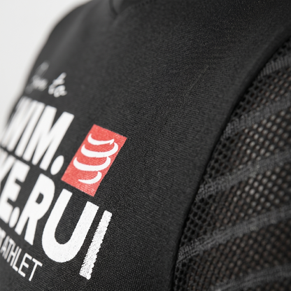 Training Tshirt Swim Bike Run Black