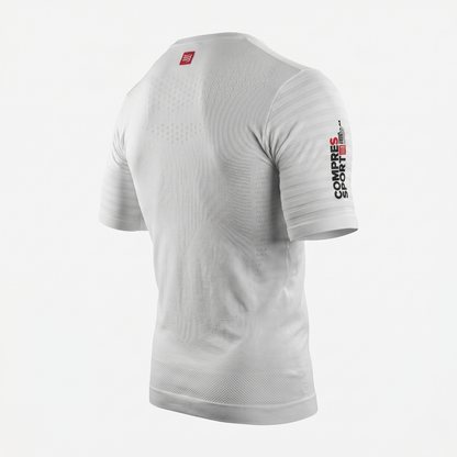 Training Tshirt Swim Bike Run White