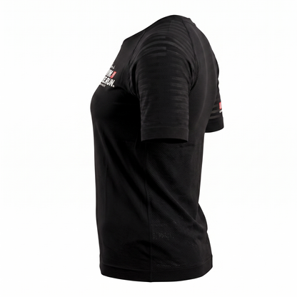Training Tshirt Wmn Swim Bike Run Black