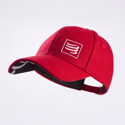 Gorra Compressport Wool Cap - Red