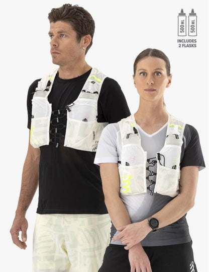 Chaleco Compressport UltRun S Pack Evo 10 - Sugar Ice Print