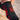 No Show Socks BLACK/RED