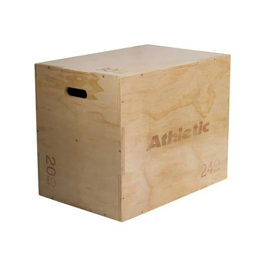 Caja pliométrica de madera 3 en 1