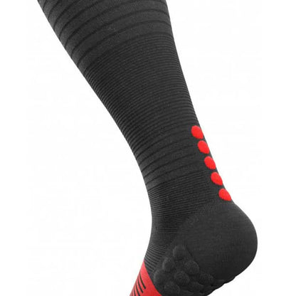 Medias Deportivas Compressport Full Socks Oxygen - Negro