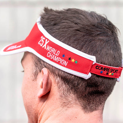 Visor Cap Compressport - Red