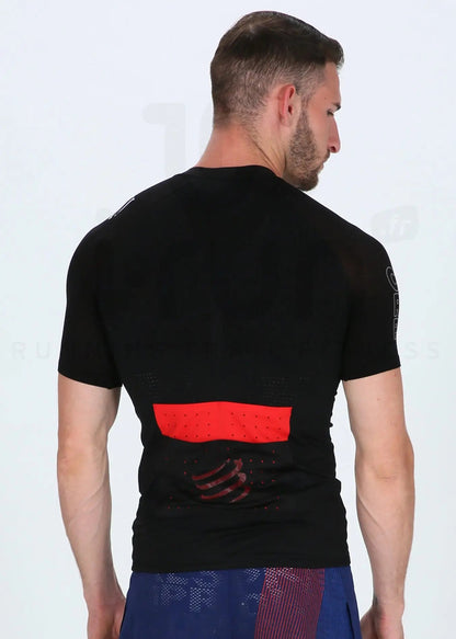 Camiseta Compressport Trail Running Postural SS Top Negro