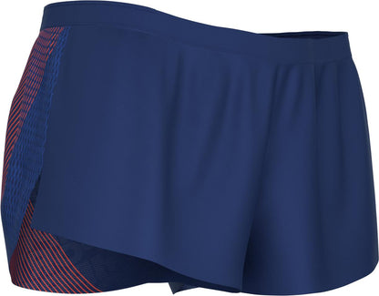 Shorts Compressport Racing Split Hombre - Azul S