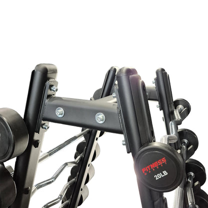 Rack para Barras Fitness Market - Curvas y Rectas