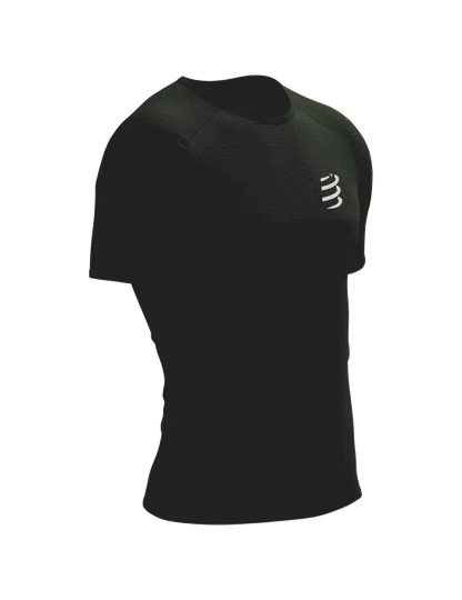 Camiseta Compressport Performance SS Hombre - Black White