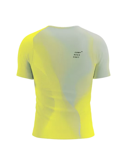 Camiseta Compressport Performance SS Hombre - Safe Yellow