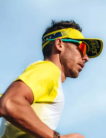 Camiseta Compressport Performance SS Hombre - Safe Yellow