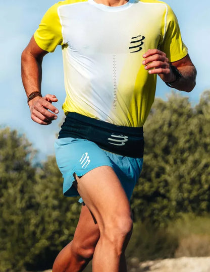 Camiseta Compressport Performance SS Hombre - Safe Yellow