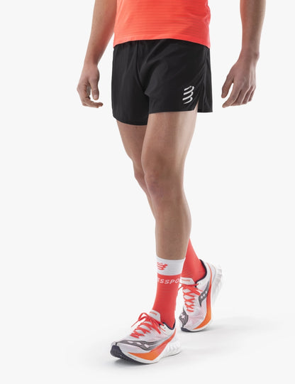 Shorts Compressport Racing Split - Negro