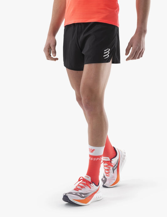 Racing Split Short Black