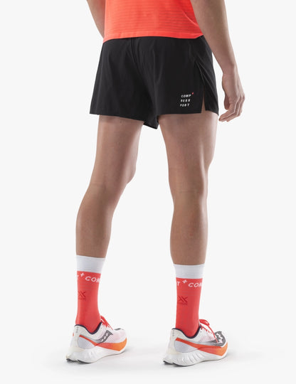 Shorts Compressport Racing Split - Negro