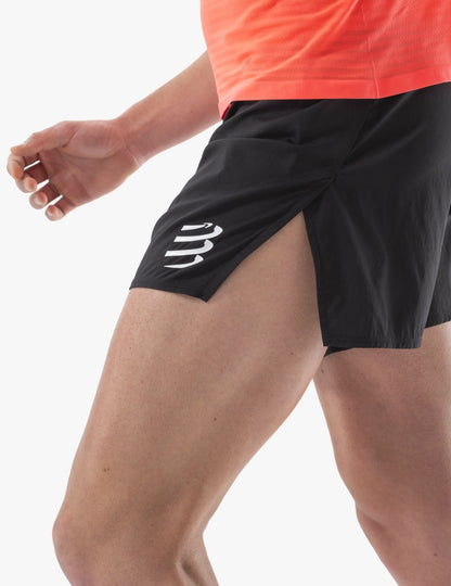 Shorts Compressport Racing Split - Negro