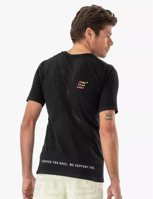 Racing SS Tshirt M Black/Safe Yellow