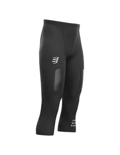 Mallas Compressport Trail Running Under Control Pirate 3/4 Mujer - Black