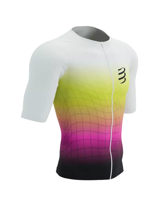 Tri Postural Aero SS Top M Safe Yellow/Neo Pink